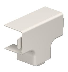 OBO Bettermann Отвод T-образный кабель-канала WDK 25x25 мм, ПВХ, кремовый RAL9001 6161944 — миниатюра 2