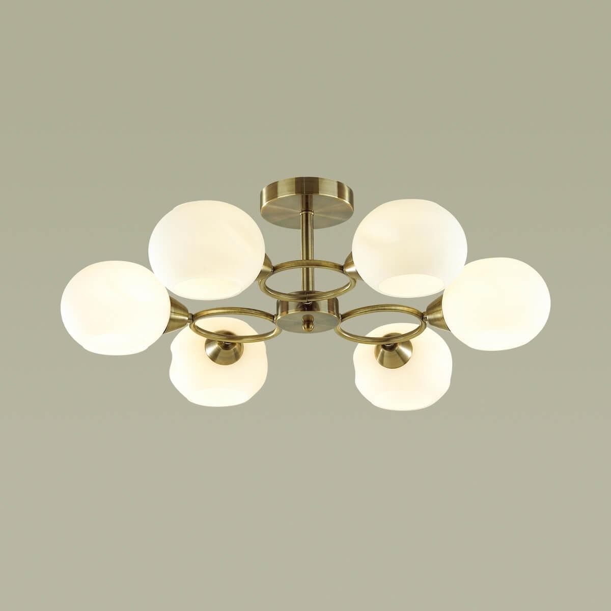 Lumion 4549/6C COMFI LN21 062 античная бронза, белый Люстра потолочная E14 6*40W 220V PENELOPA — миниатюра 3