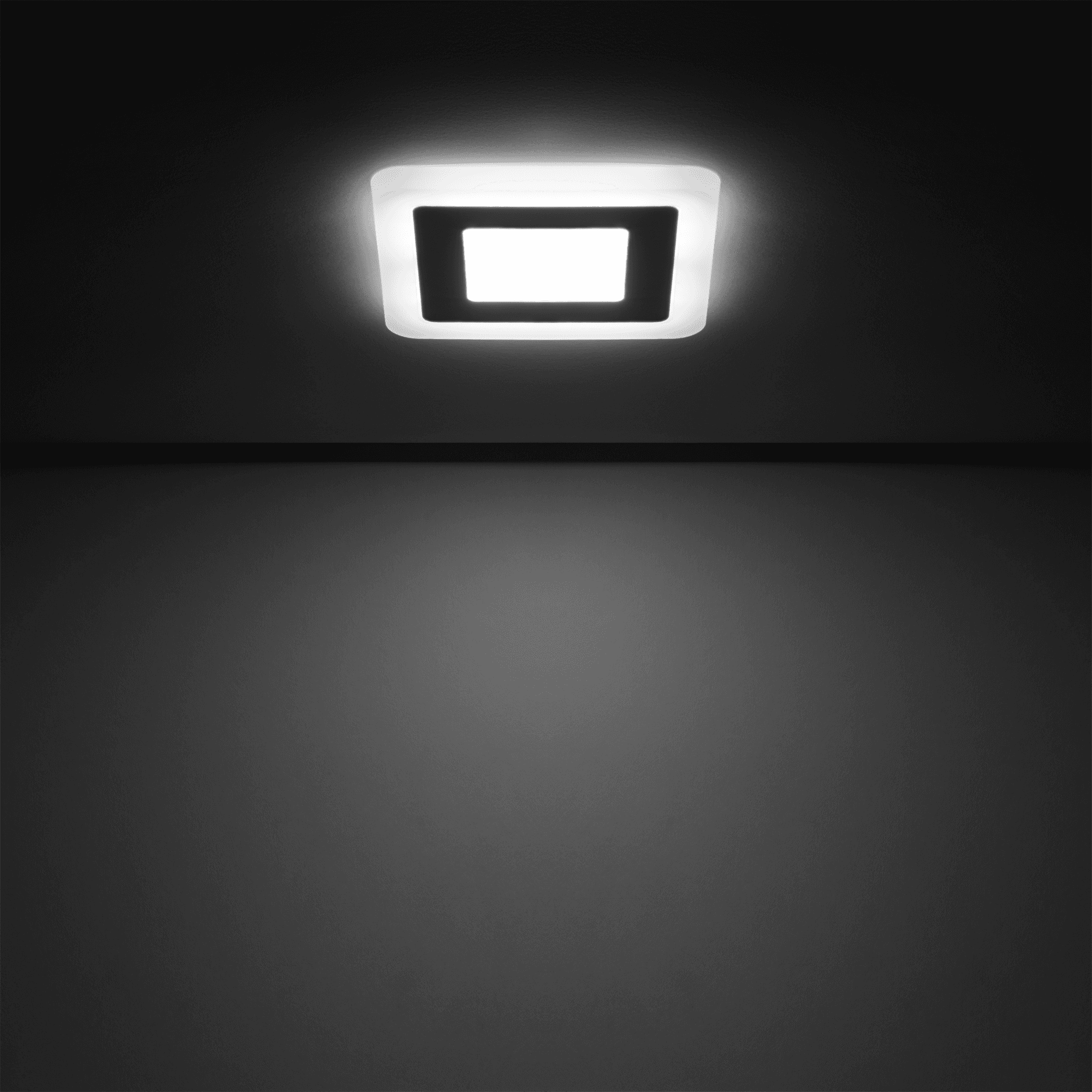 Gauss Светильник Backlight кв 3+3W 350lm 4000K 180-265V IP20 монт Ø85 105*105*31мм 3 реж LED BL121 — миниатюра 2