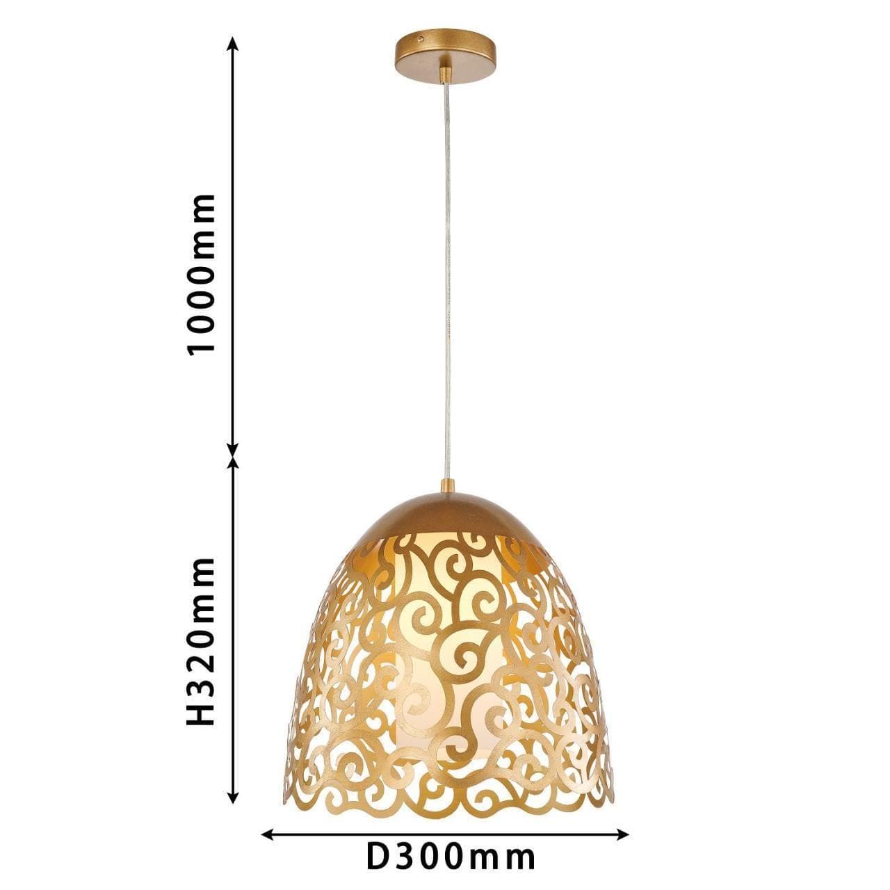 Favourite Светильник подвесной D300*H320/1360/ 1*E27*40W, excluded 2932-1P — миниатюра 2