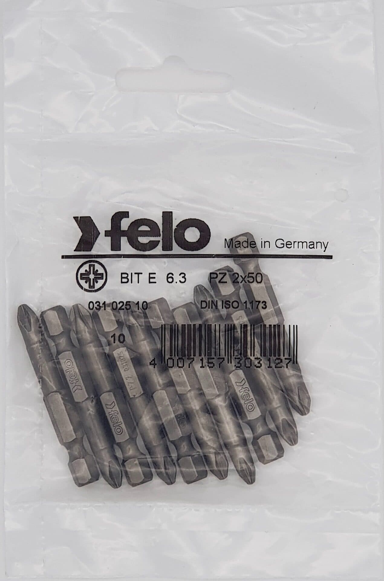 Felo Бита крестовая серия Industrial PZ 2X50, 10 шт 03102510 — миниатюра 2