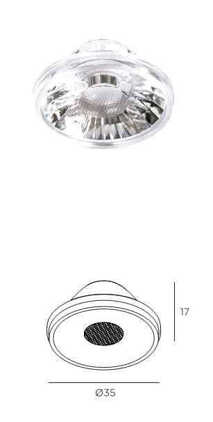 Technolight Линза 18° для Спот 42-50 88108-18