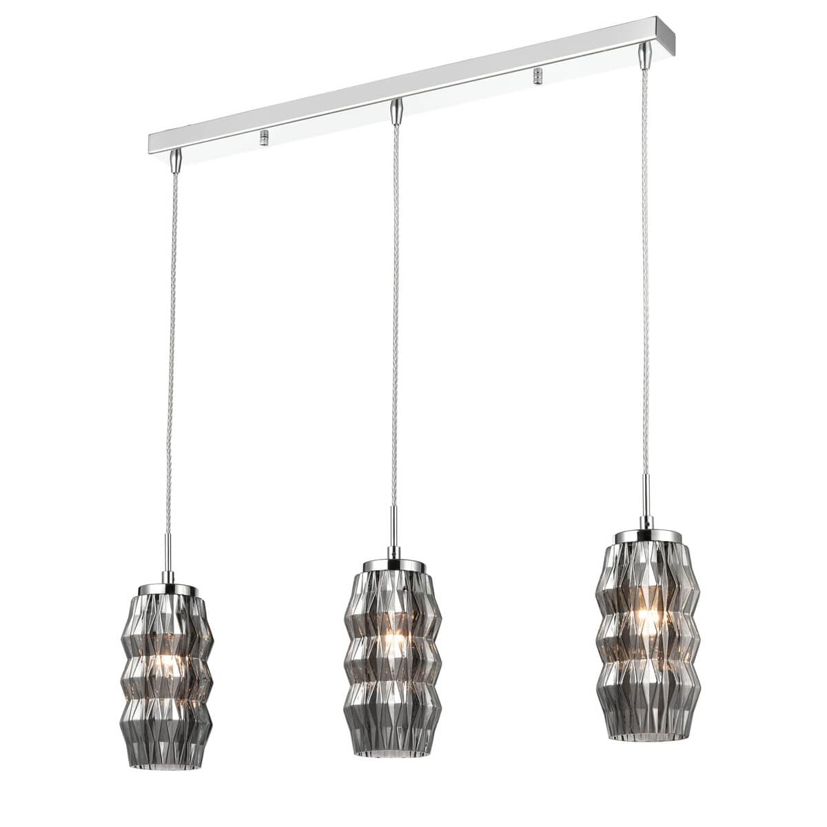 Vele Luce Lily Светильник подвесной Modern L710*W110*H295/1510 хром | chrome металл | metal VL5583P23