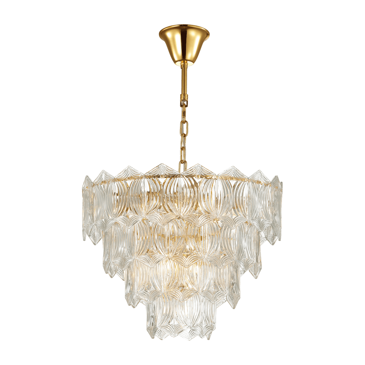 Odeon Light 4918/10 MODERN ODL22 327 золотой/прозрачный/стекло Люстра E14 10*40W SOMALA — миниатюра 2