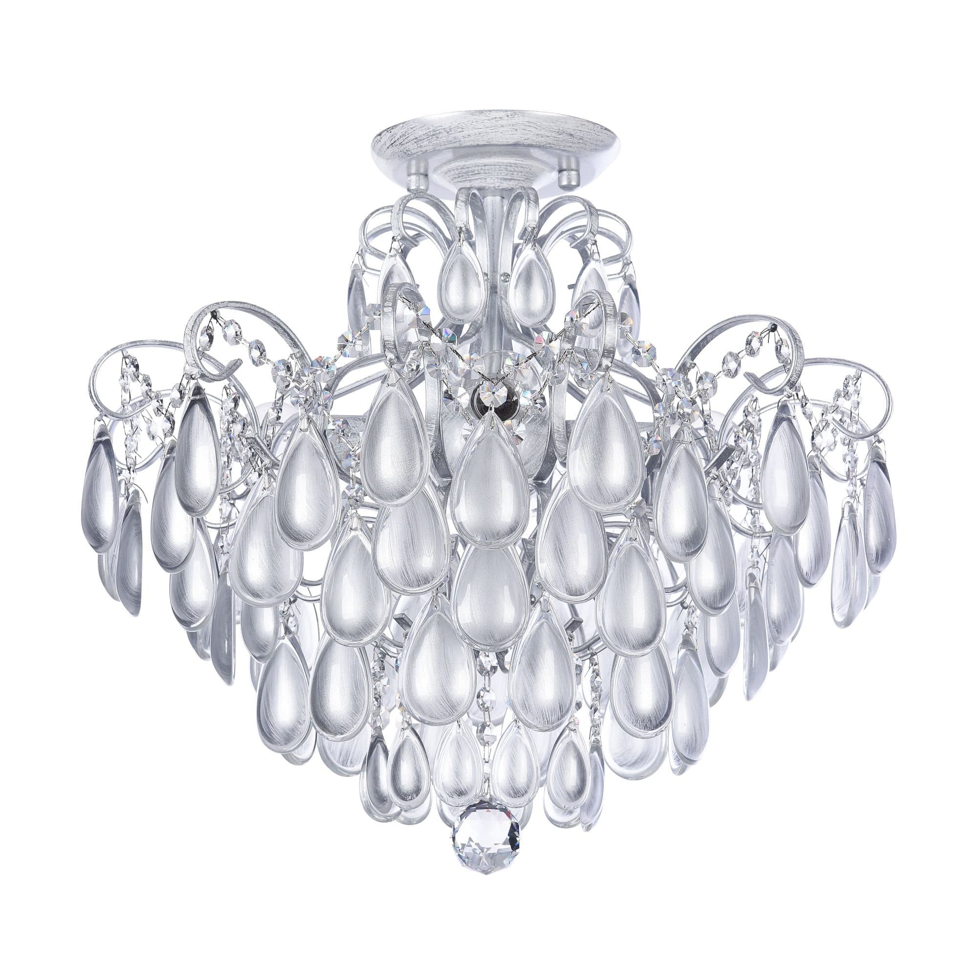 Freya Classic Chabrol Серебро Люстра E14 40W FR2302CL-04S — миниатюра 2
