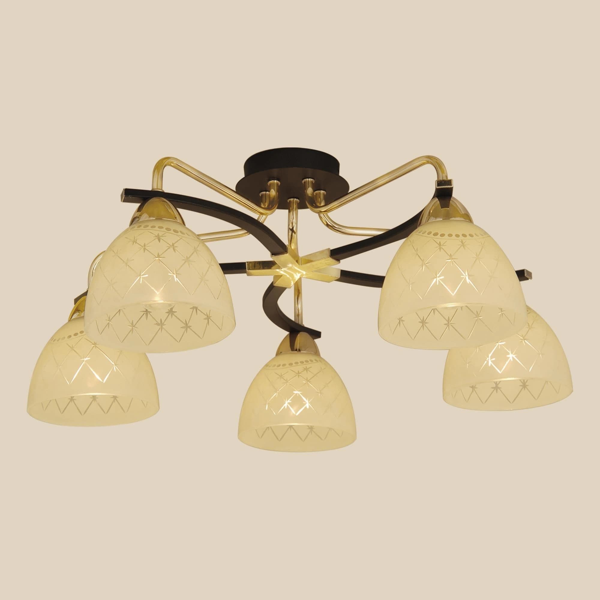 Citilux CL152252 Кристи Беж.+Зол. Светильник Люстра — миниатюра 2