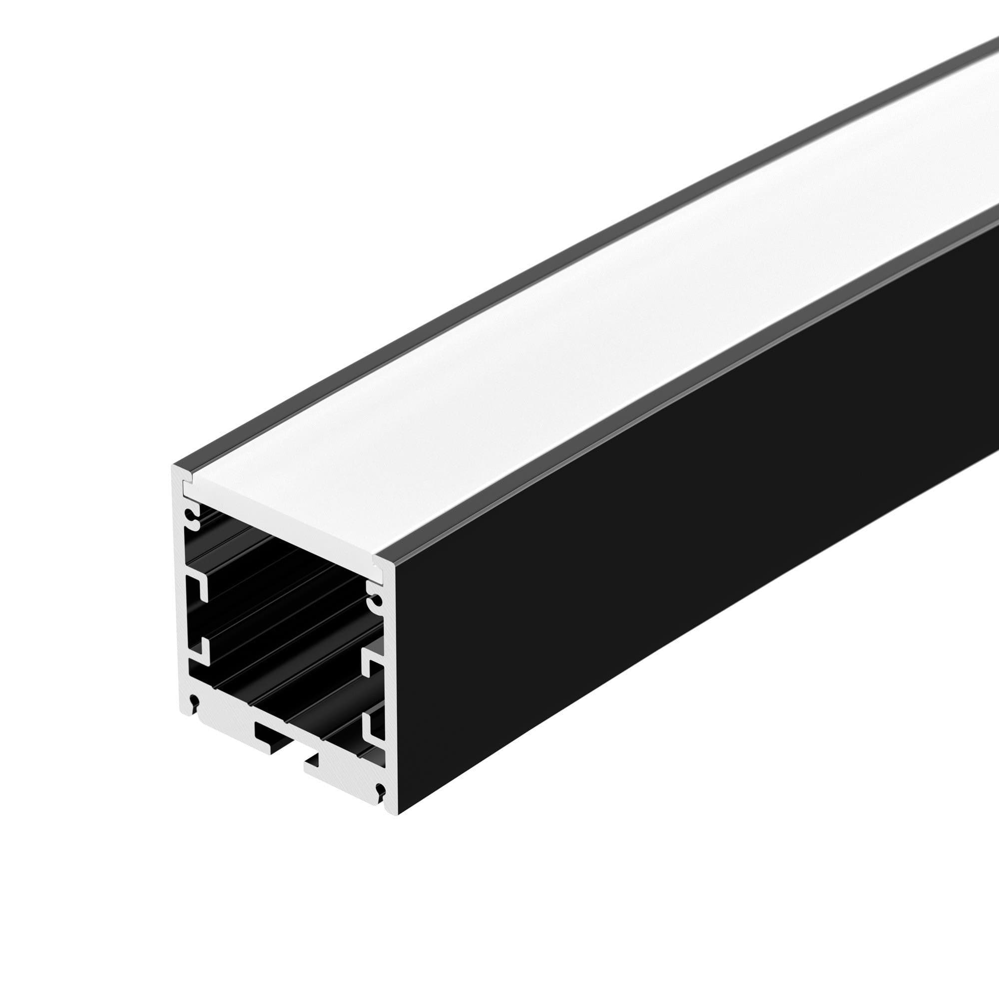 Arlight Профиль SL-ARC-3535-D3000-A45 BLACK (1180мм, дуга 1 из 8) (Алюминий) 027634