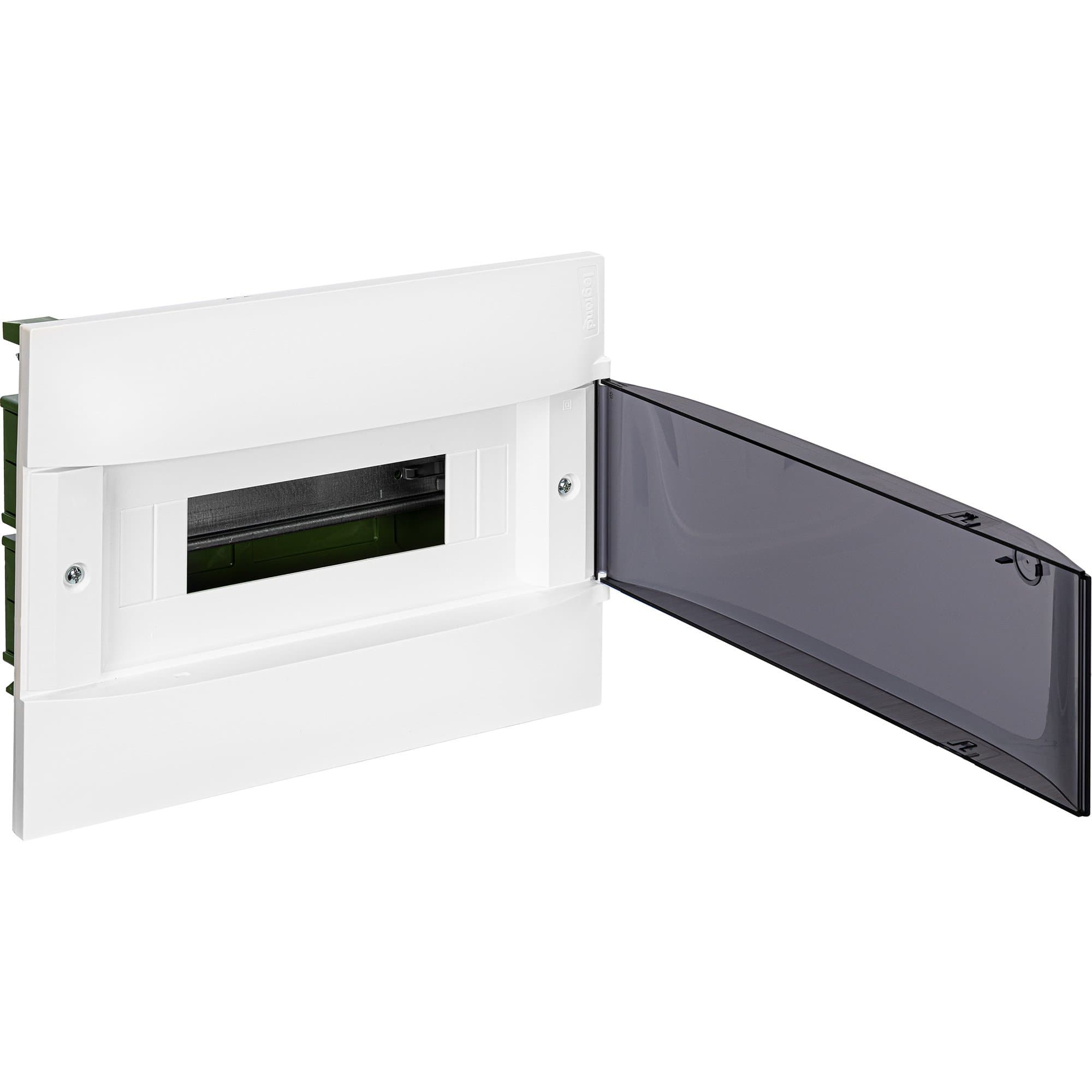 Legrand Practibox S Пластиковый щиток Встраиваемый (в полые стены) 1X12 Дымчатая дверь 135571 — миниатюра 1