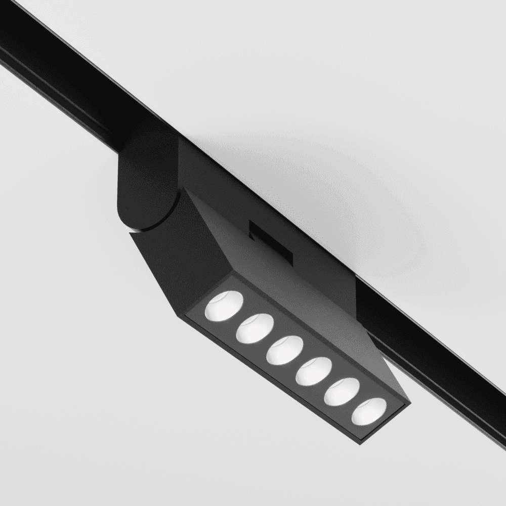 Maytoni Magnetic track system Черный Трековый светильник TR033-4-6W3K-M-DS-B