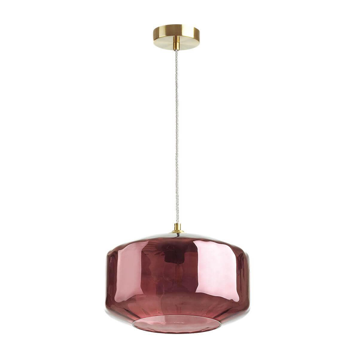 Odeon Light 4782/1 ODL21 бордовый/бронзовый Подвес E27 60W BINGA
