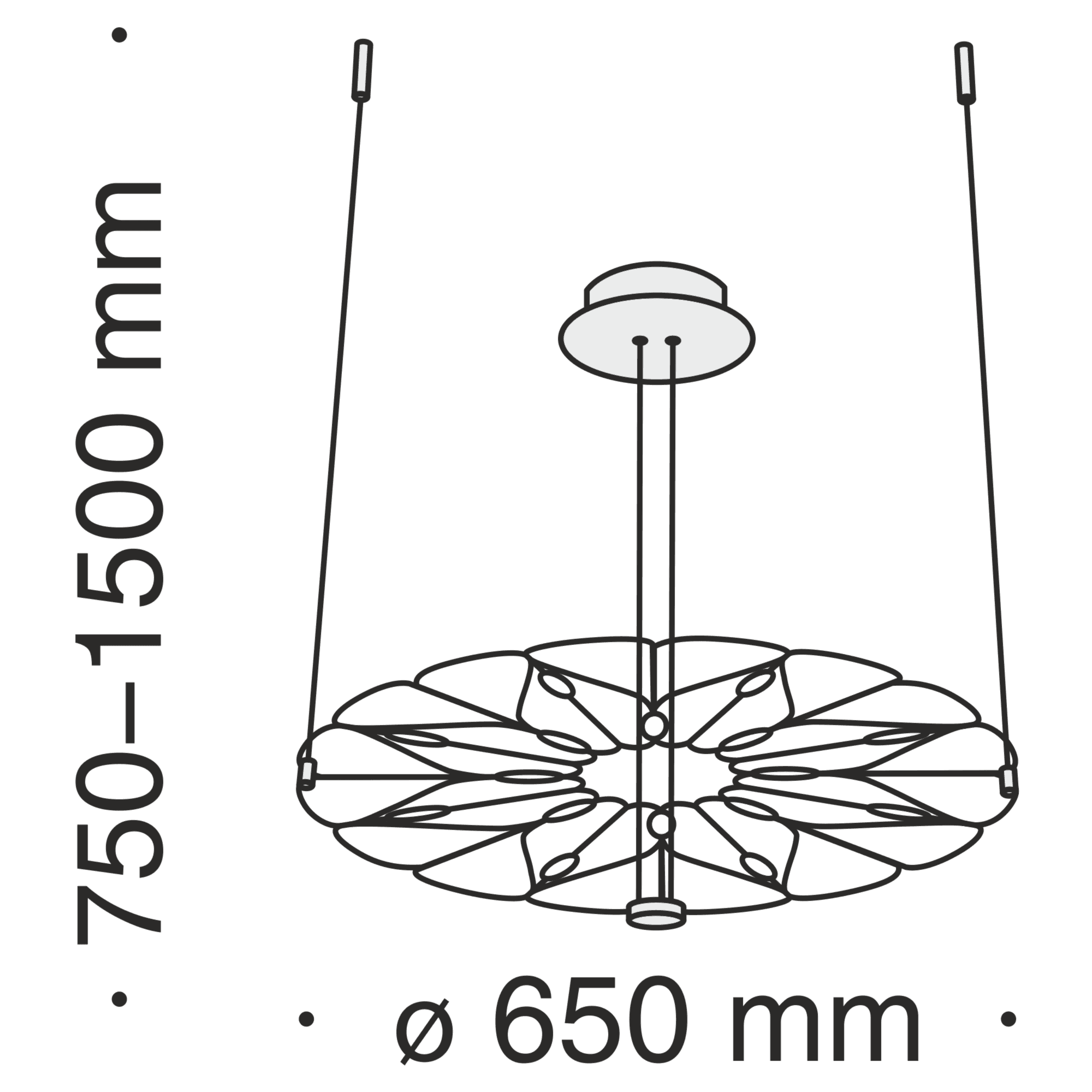 Maytoni Technical Volare Черный Подвесной светильник LED 16W 1200Лм MOD037PL-L16B — миниатюра 3