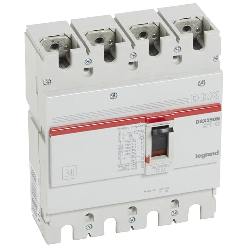 Legrand DRX250 фиксированный 4P 175А 25кА 027120 — миниатюра 1