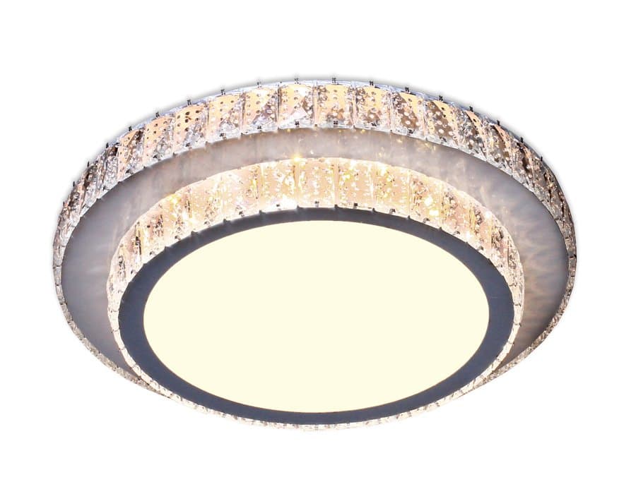 Ambrella Потолочный светодиодный светильник с пультом F94 CH/CL 48W 490*490*115 (ПДУ ИК) F94 CH/CL 48W D490