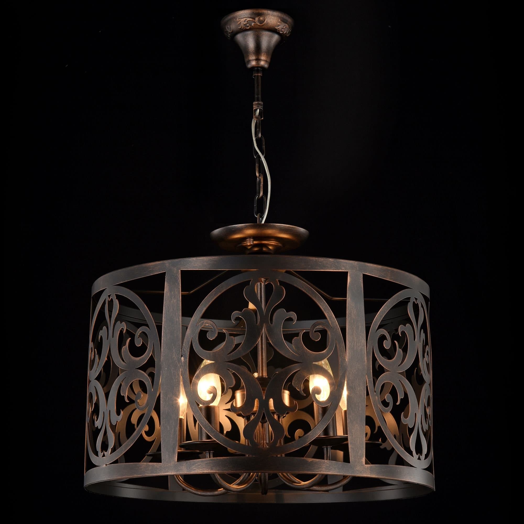 Maytoni House Rustika Коричневый Подвес 5xE14 60W H899-05-R — миниатюра 2