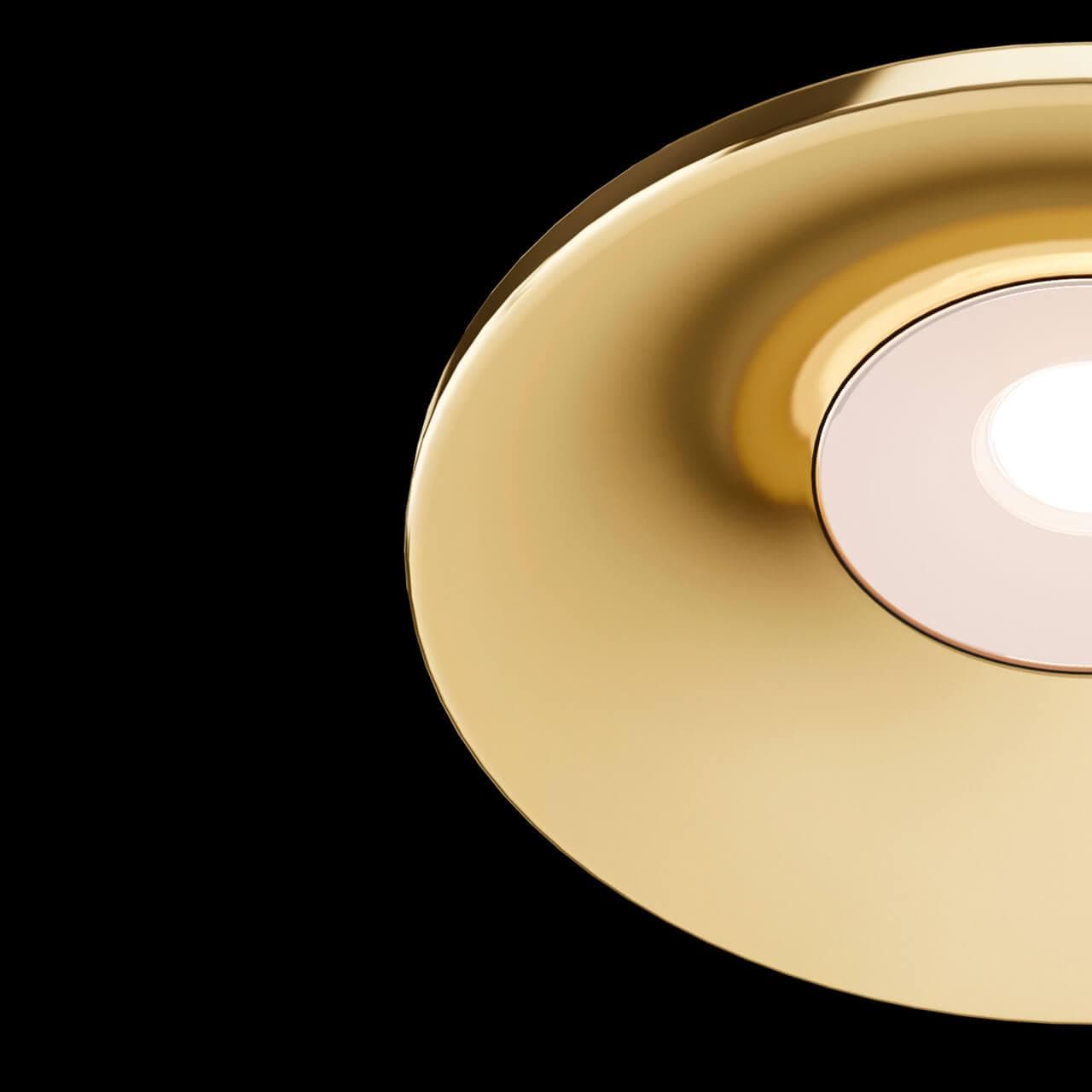 Maytoni Downlight Barret Золото Встраиваемый светильник DL041-01G — миниатюра 7