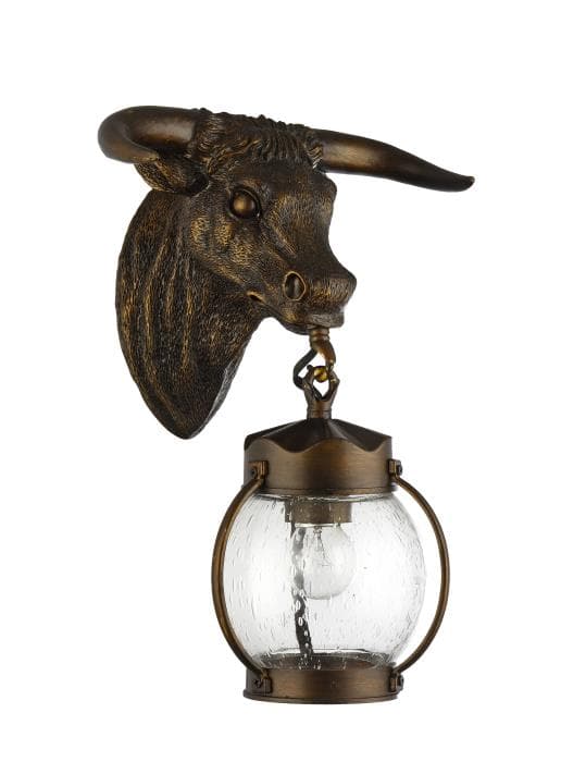 Favourite Hunt Коричневый/Прозрачный Светильник уличный 1*E27*60W, IP44 1847-1W