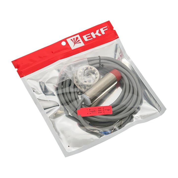 EKF PROxima Бесконтактный индуктивный датчик PROXIS-2-18-08-P-NO-2 — миниатюра 2