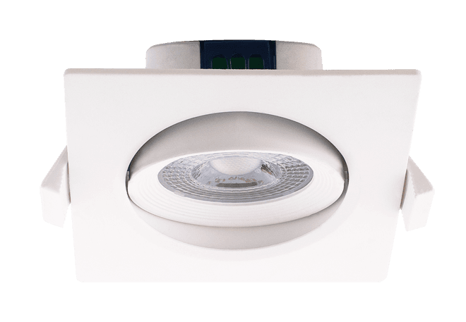 Jazzway Даунлайт PSP-S 9044 7W 4000K 38° квадр/поворот White IP40 .5004542