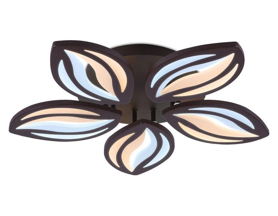 Ambrella Потолочный светодиодный светильник с пультом FA464/5 CF кофе 90W 540*540*80 (ПДУ РАДИО 2.4) — миниатюра 2