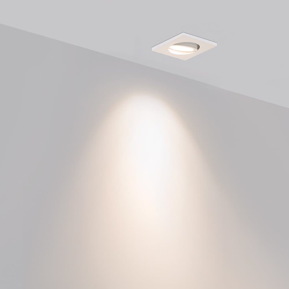 Arlight Светодиодный светильник LTM-S60x60WH 3W White 30deg (IP40 Металл, 3 года) 014925 — миниатюра 3