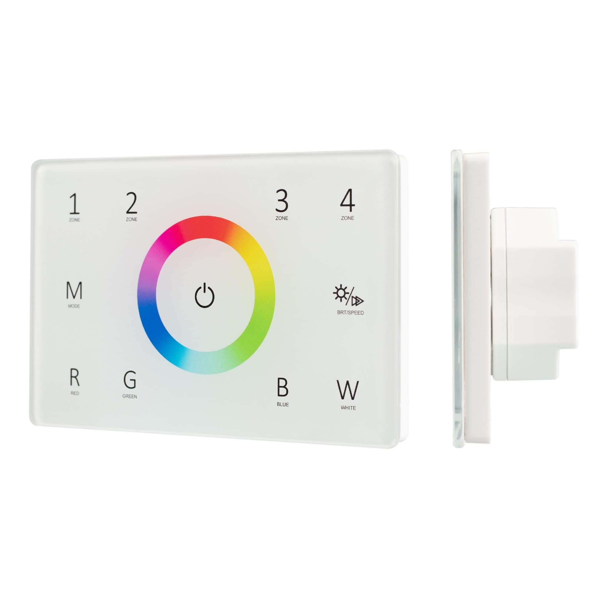 Arlight Панель Sens SMART-P85-RGBW White (230V, 4 зоны, 2.4G) (IP20 Пластик, 5 лет) 028404