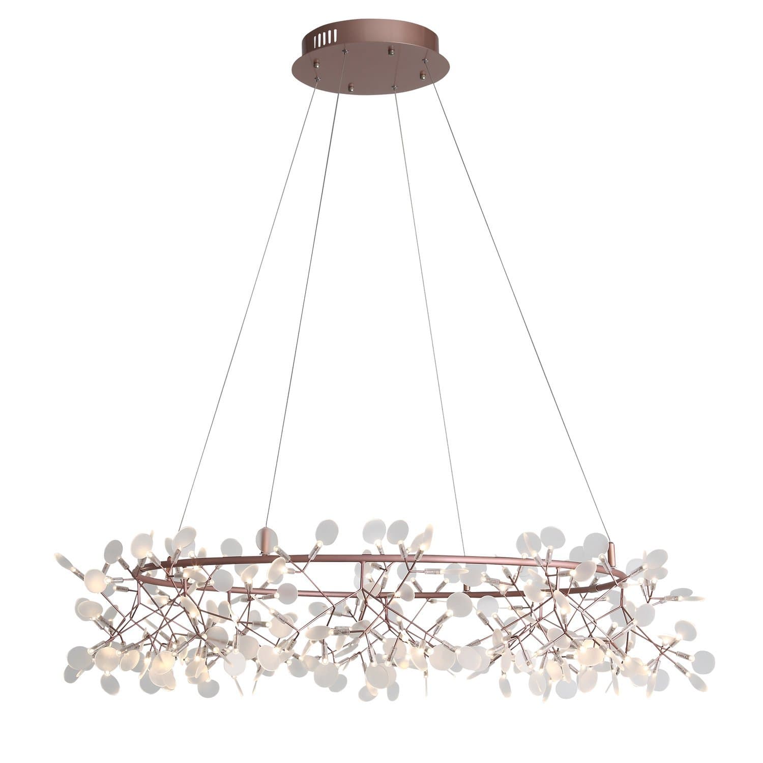 ST LUCE SL379.203.216 Люстра подвесная Медный/Белый LED 216*0,3W — миниатюра 1