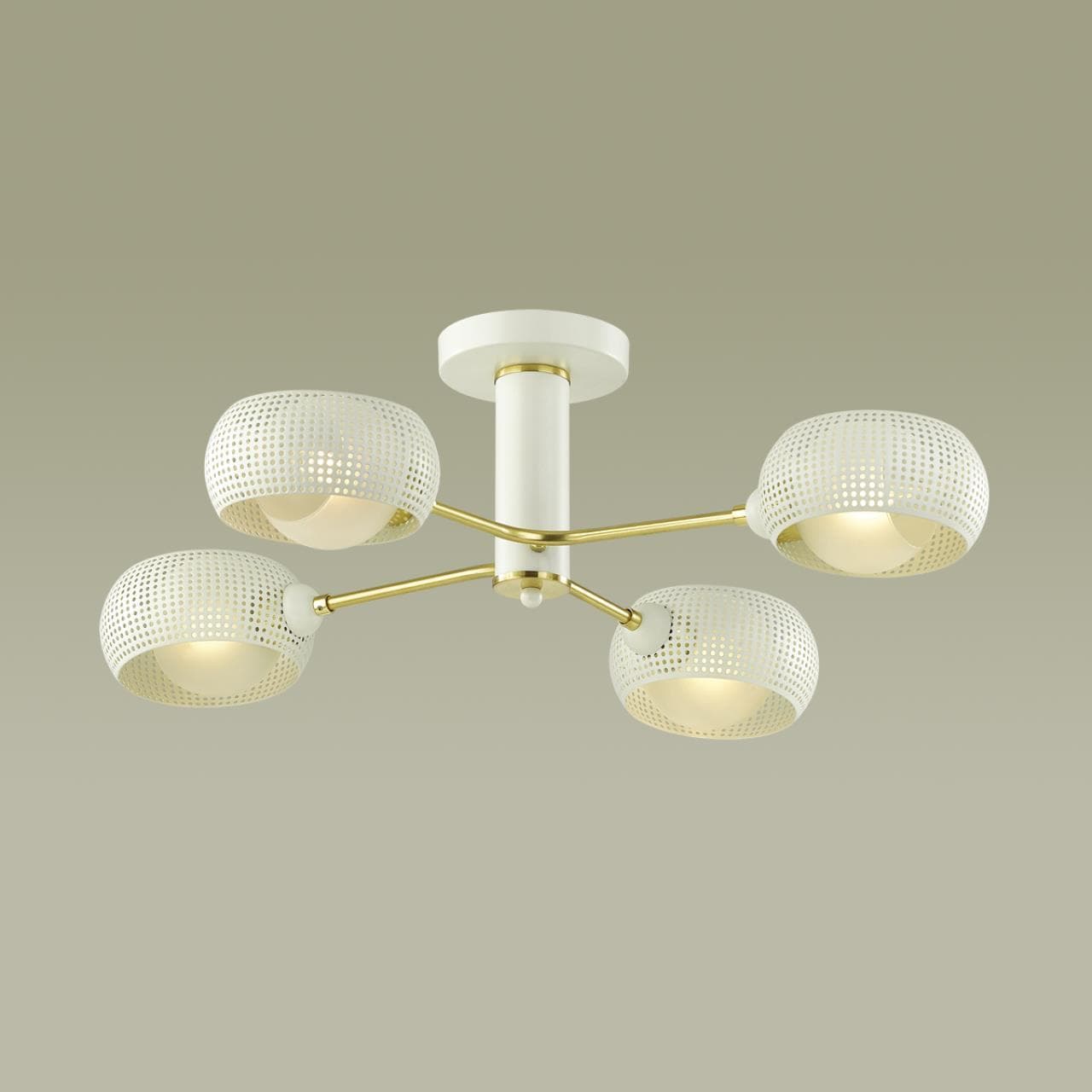 Lumion 4531/4C MODERNI LN21 141 белый, матовое золото Люстра потолочная E14 4*40W 220V NOELLE — миниатюра 4