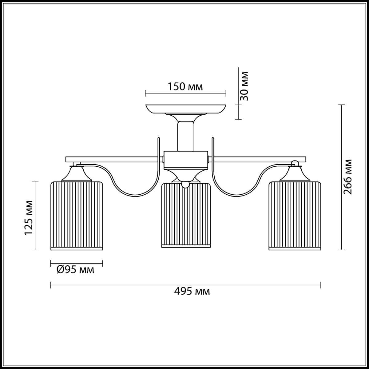 Lumion Потолочная люстра Opicus 3508/3C — миниатюра 3