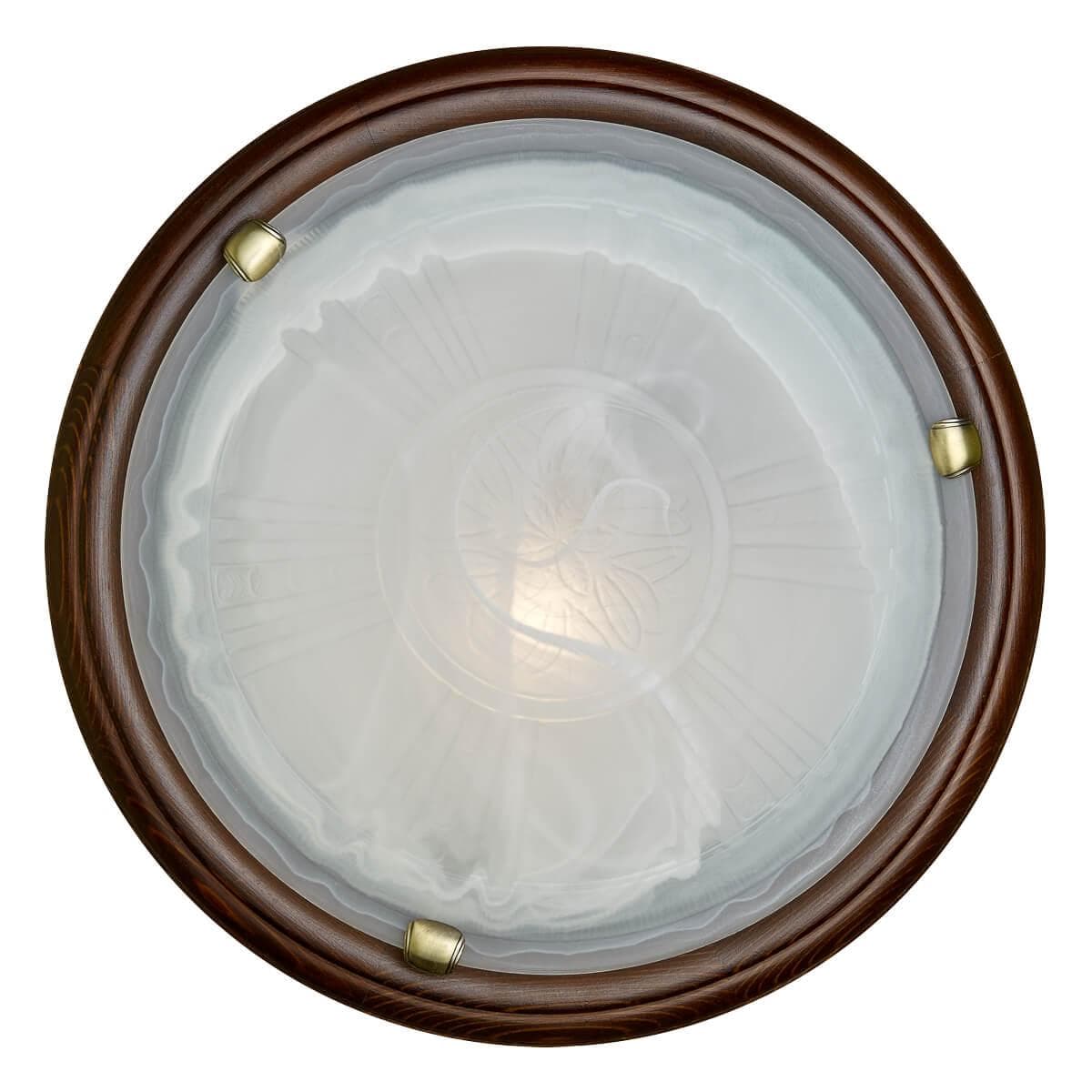 Sonex 136/K SN 108 св-к LUFE WOOD стекло E27 2*60Вт D360 — миниатюра 4