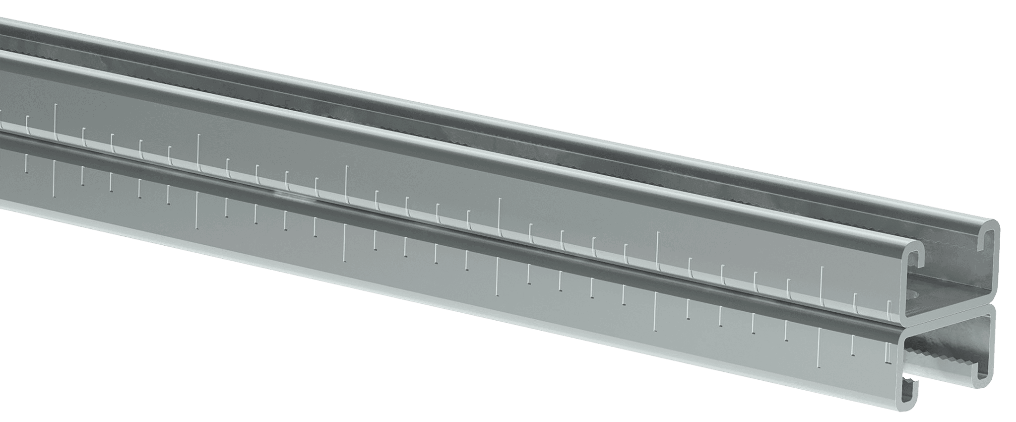IEK STRUT-профиль перфорированный двойной 41х21х600-2,5 HDZ — миниатюра 2