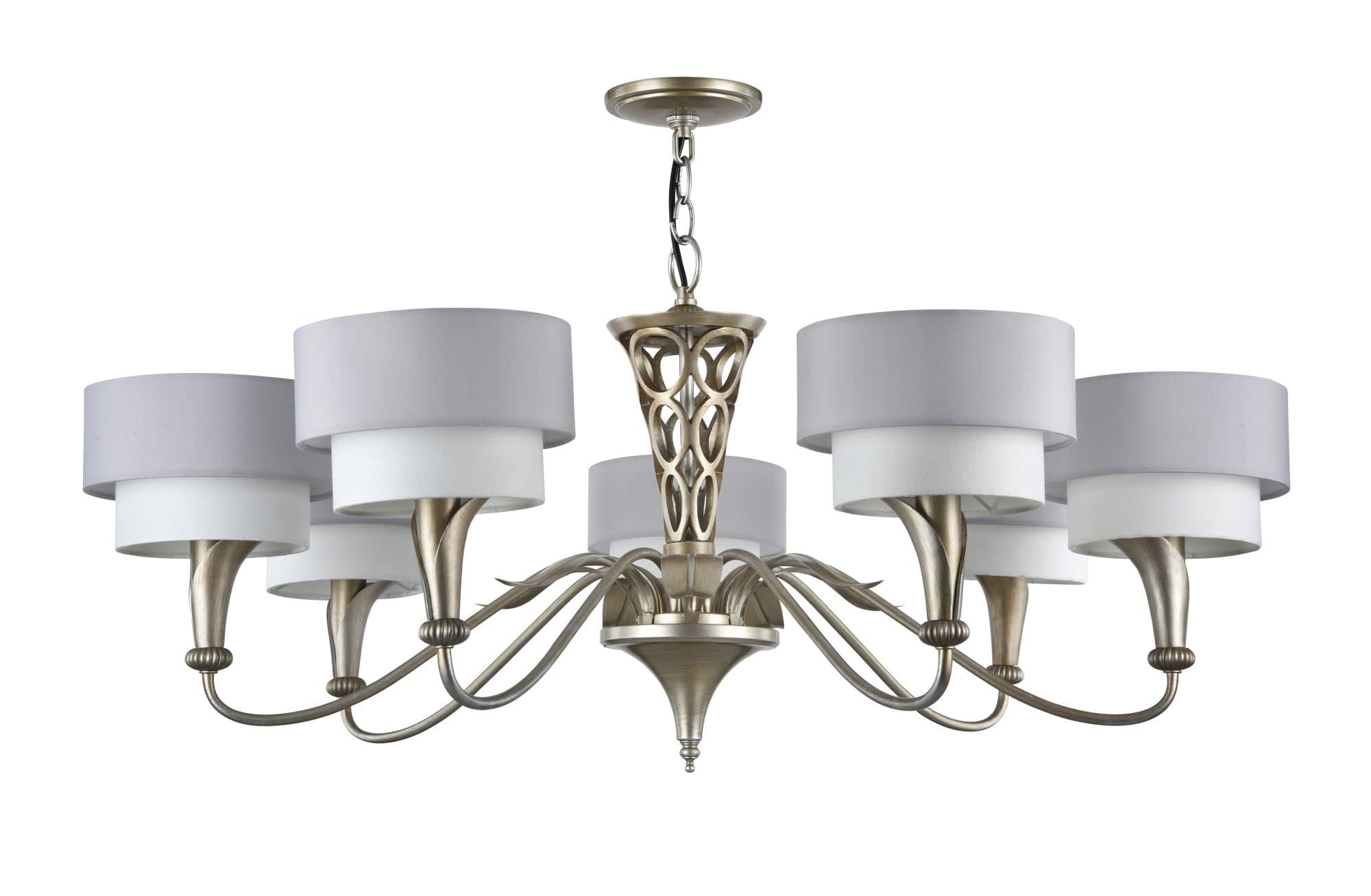 Maytoni House Lillian Серебро Антик Люстра 7xE14 40W H311-07-G — миниатюра 8
