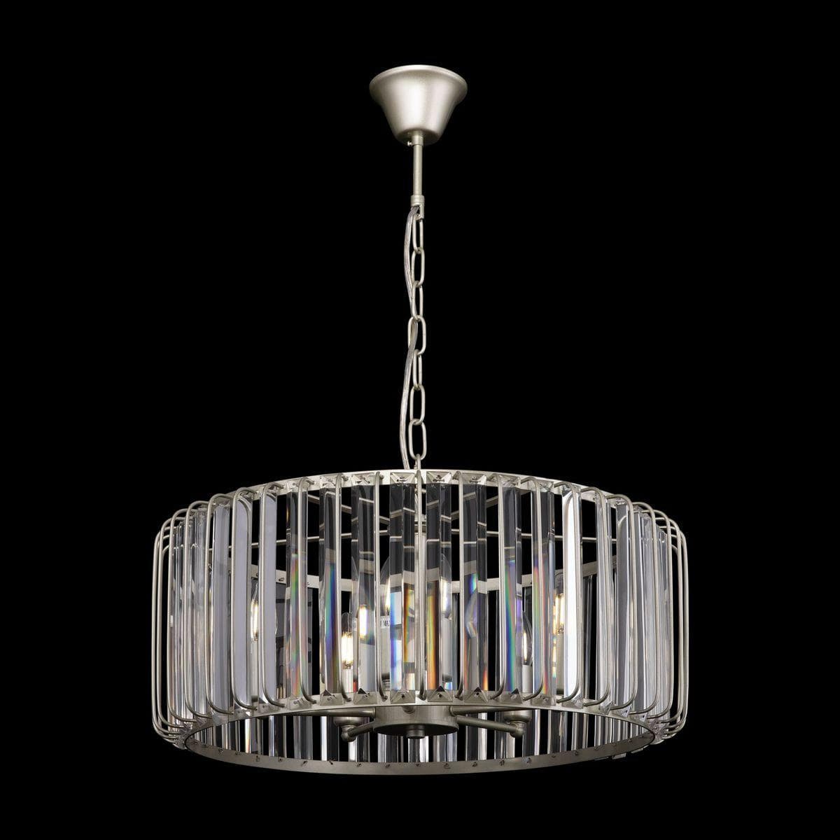 Freya Crystal Матовое серебро шампань Светильник подвесной FR1005PL-05SC — миниатюра 8