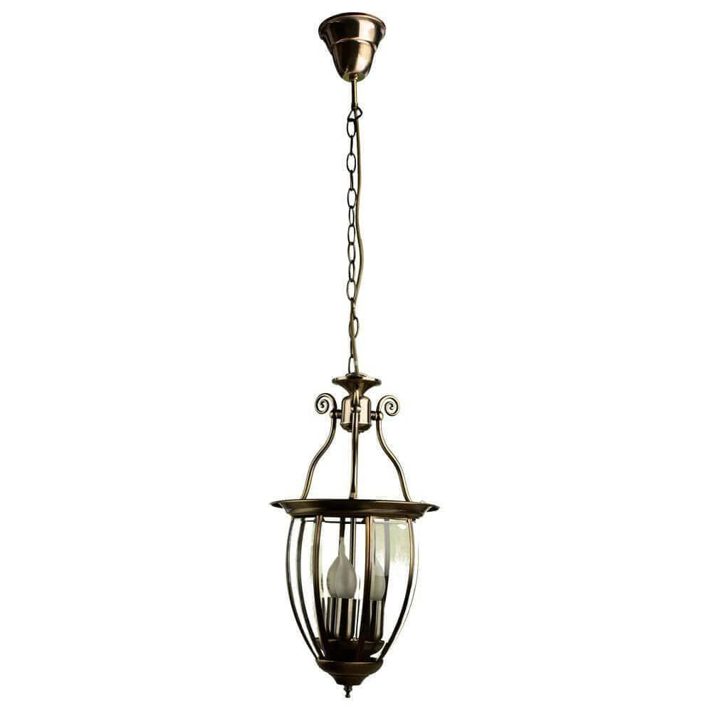 Arte Lamp Rimini Бронза/Прозрачный Светильник подвесной 60W E14 A6509SP-3AB — миниатюра 1