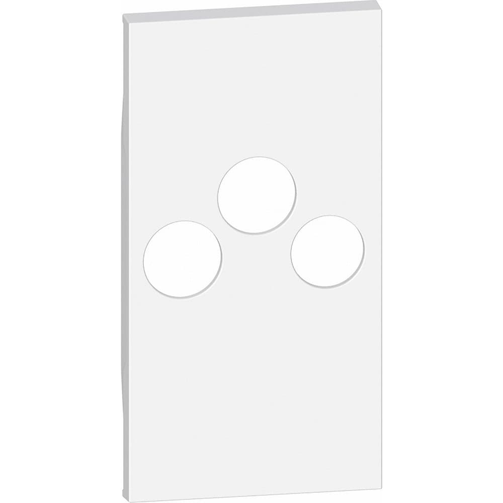 BT Living now Белый Лицевая панель для розеток TV-R-SAT 2 мод KW26M2