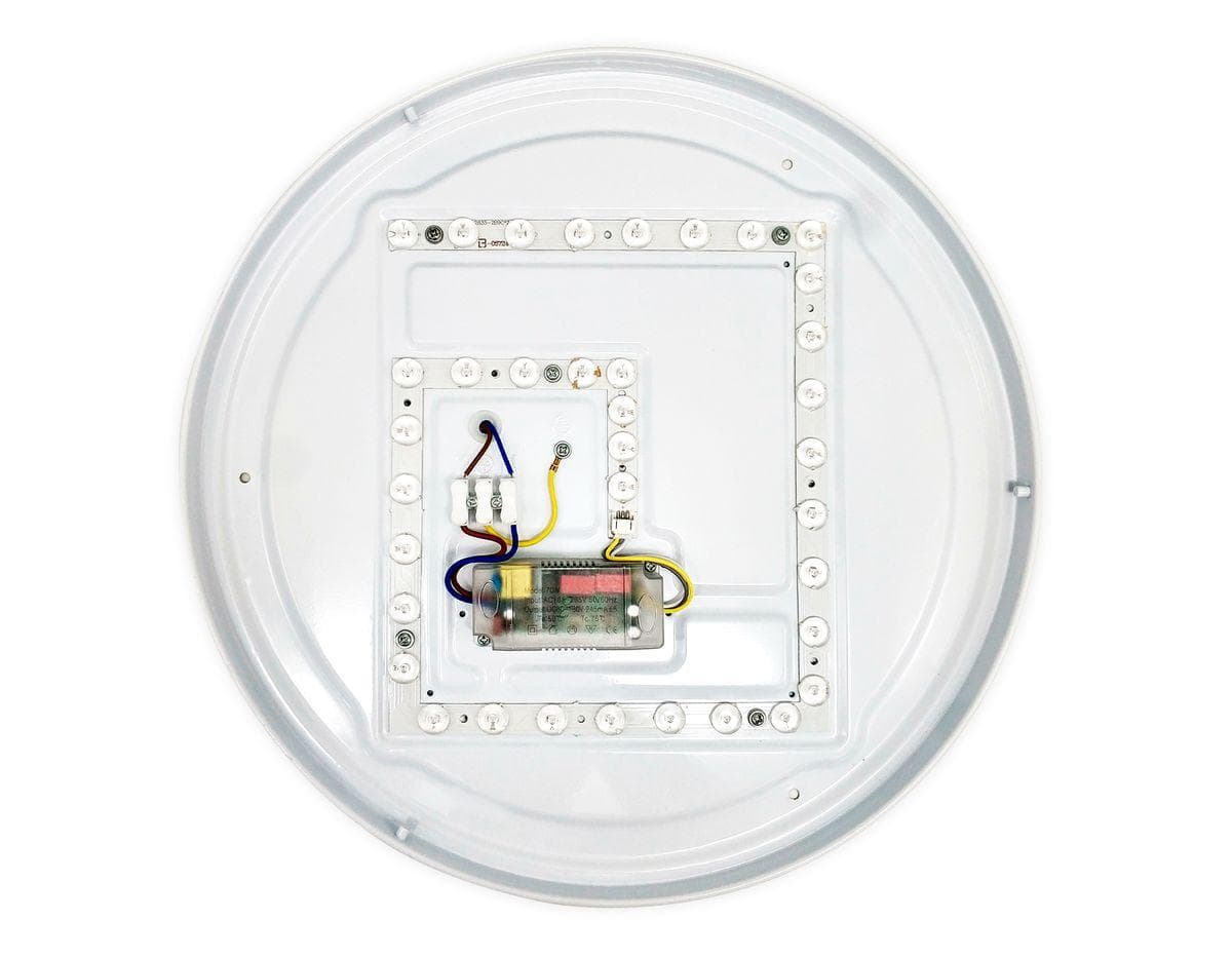 Ambrella Потолочный светодиодный светильник с пультом FF15 WH белый 48W 3000K/4200K/6400K D380*60 (ПДУ ИК) — миниатюра 2