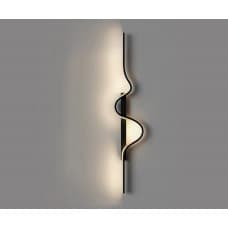 Kink Light 08418A-100R,19(3000K) Бра Скади черный (правое) w15*6 h100 Led 22W (3000K)