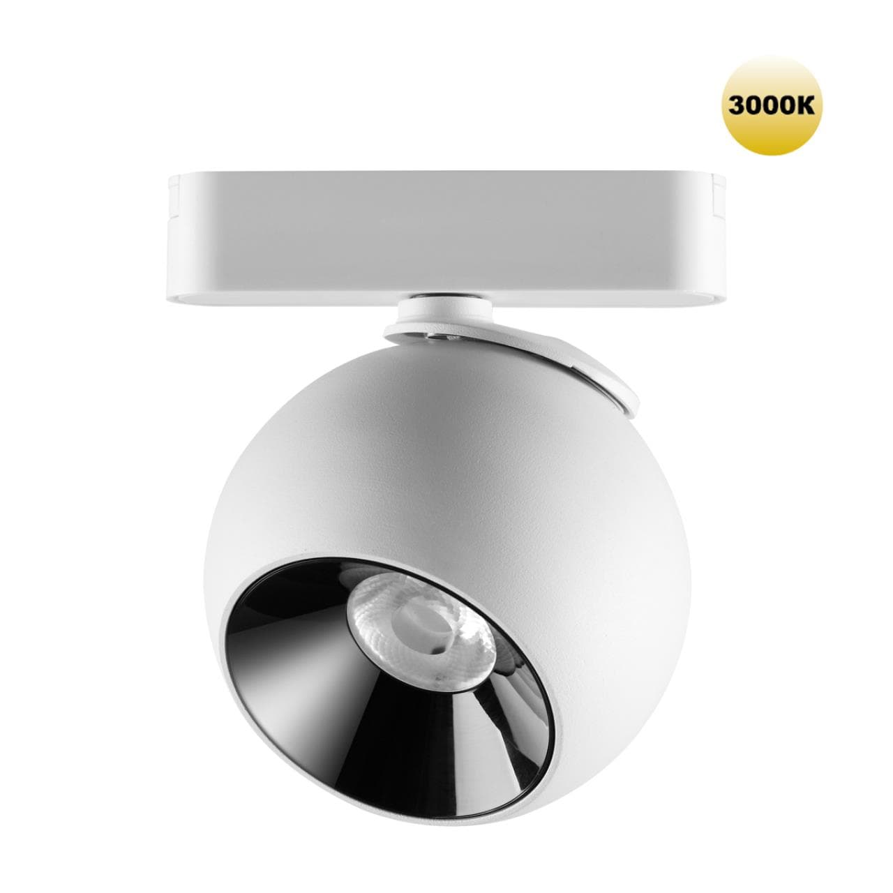 Novotech 359267 SHINO NT23 053 белый Трековый светильник для низковольтного шинопровода IP20 LED 12W 48V 960Лм 3000К SMAL