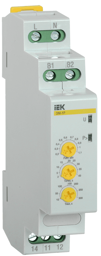 IEK KARAT Ограничитель мощности ОМ-1P 8А 230В — миниатюра 2