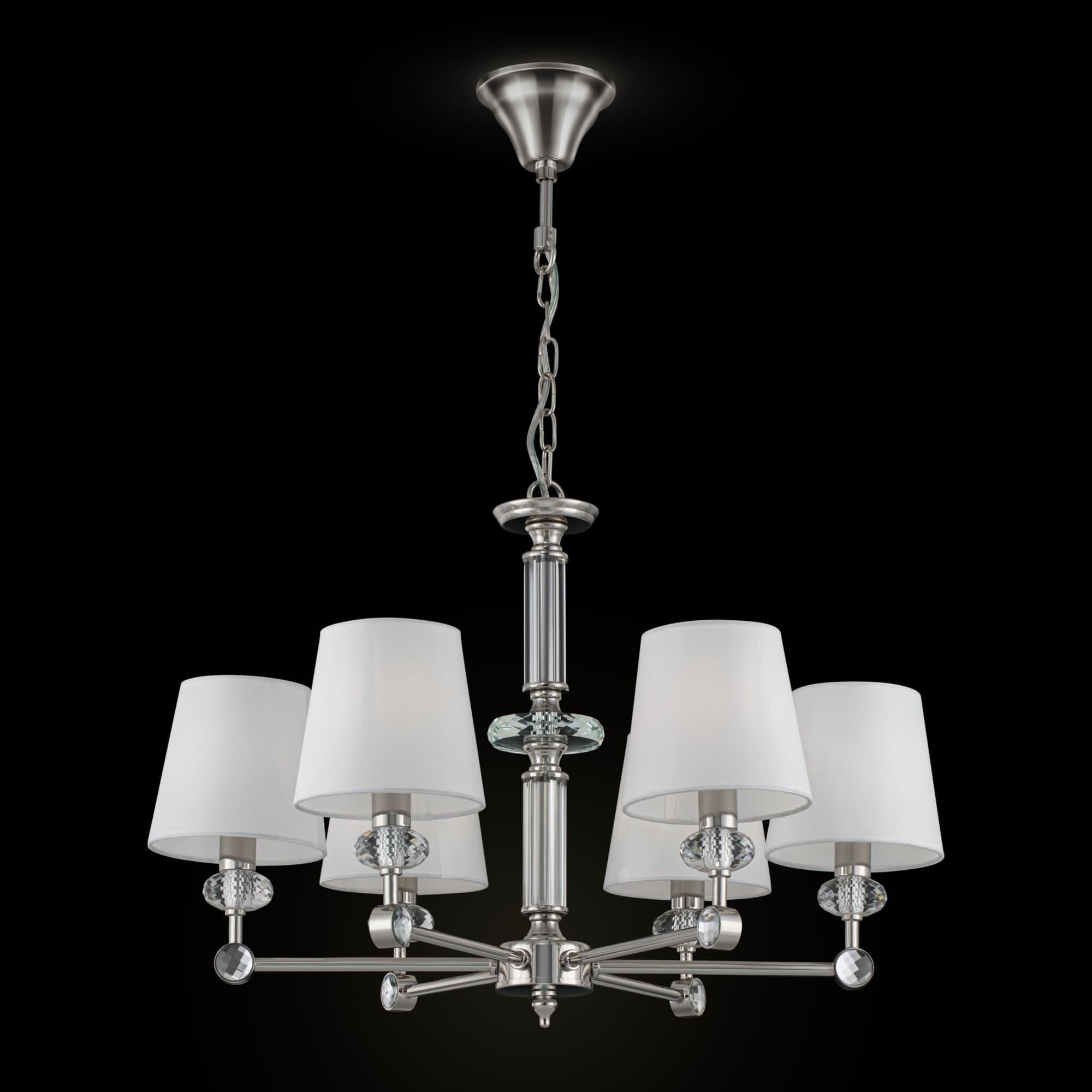 Maytoni Neoclassic Riverside Хром Люстра E14 40W MOD018PL-06CH — миниатюра 4