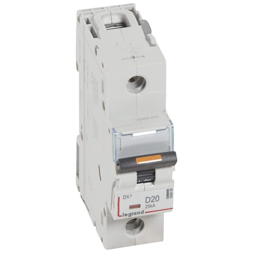 Legrand DX3 Автоматический выключатель 1P 20A (D) 25кА 409808 — миниатюра 1