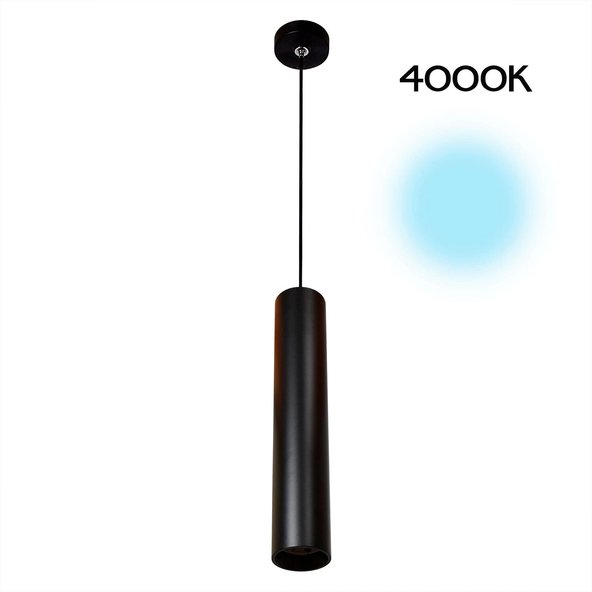 Citilux CL01PB121N Тубус Черный Светильник подвесной 12W*4000K