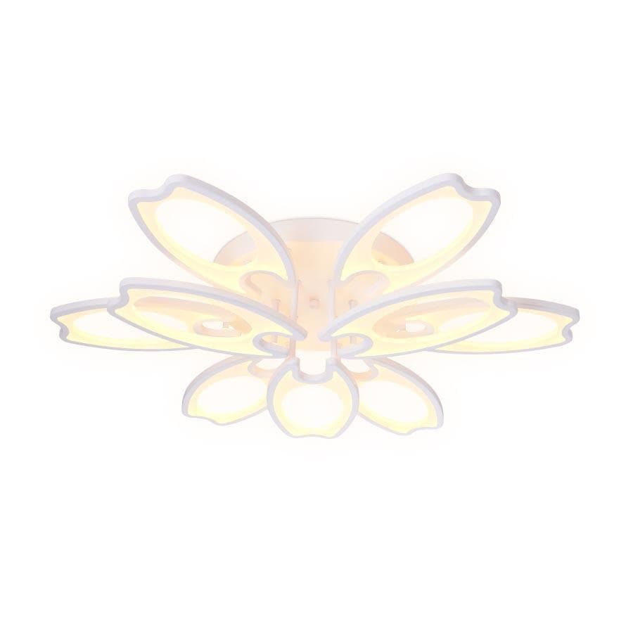 Ambrella Потолочный светодиодный светильник с пультом FA579/6+3 WH белый 162W 700*640*120 (ПДУ РАДИО 2.4G) — миниатюра 1