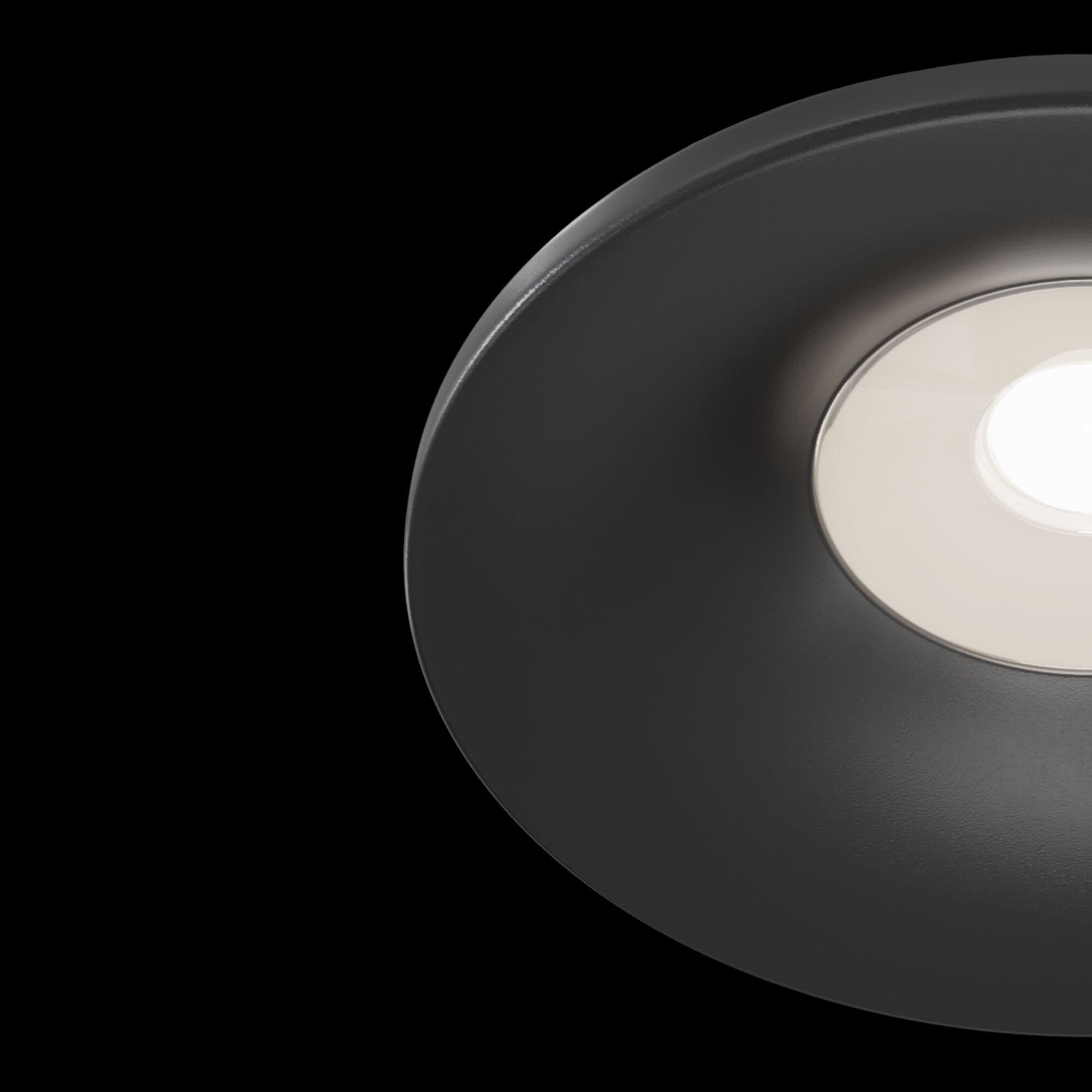 Maytoni Downlight Barret Черный Встраиваемый светильник DL041-01B — миниатюра 6