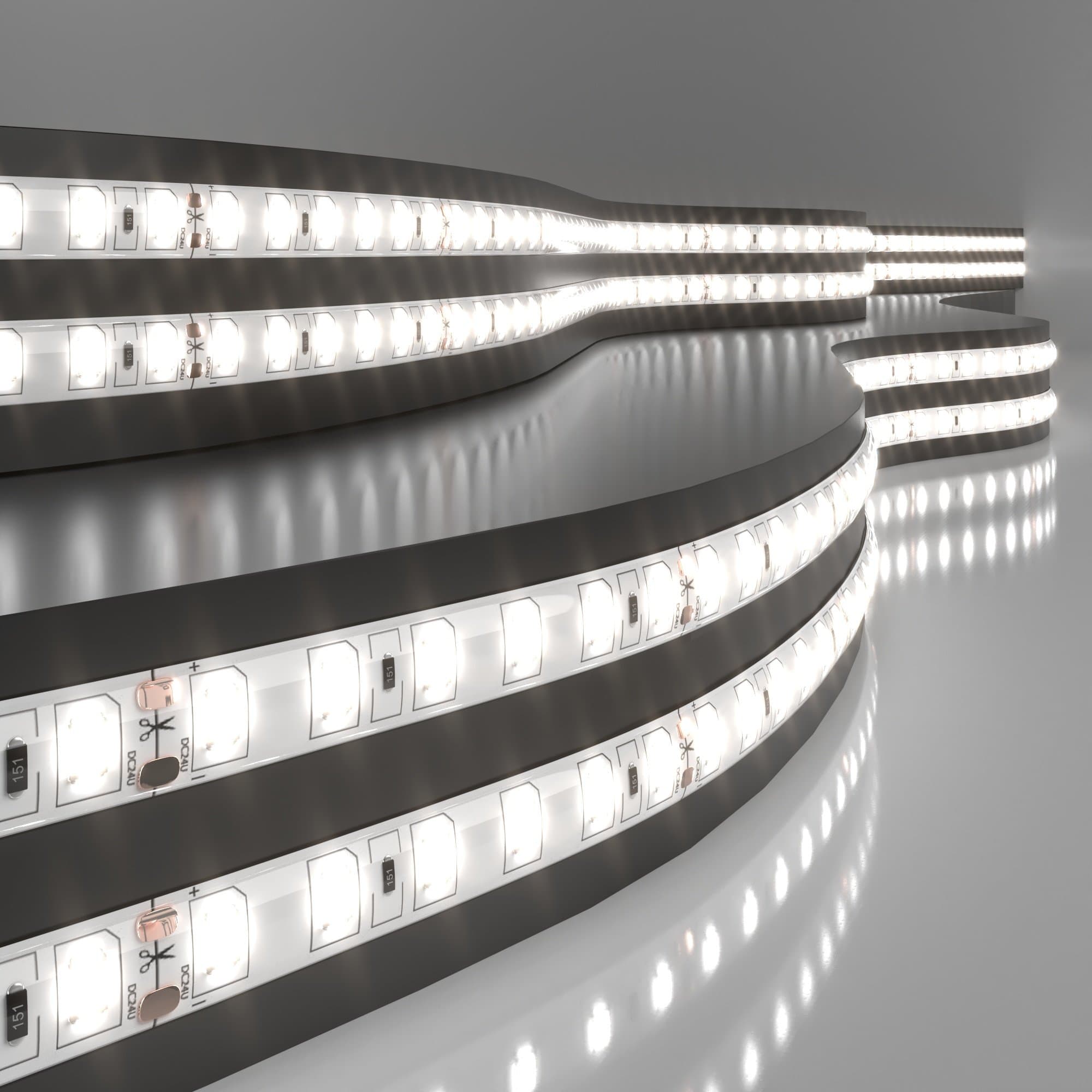 Elektrostandard 2835 24V 120Led 9,6W IP65 / Лента светодиодная 120Led 9,6W IP65 4200K дневной белый a052963