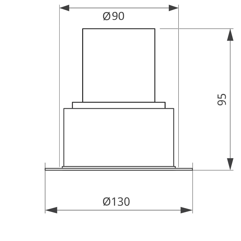 Светильник GREENTECH-CIRCLE-B-D85-10W 4000K (встраиваемый) ЧЕРНЫЙ (Briaton, IP20 Металл, 3 года) 035353 — миниатюра 9