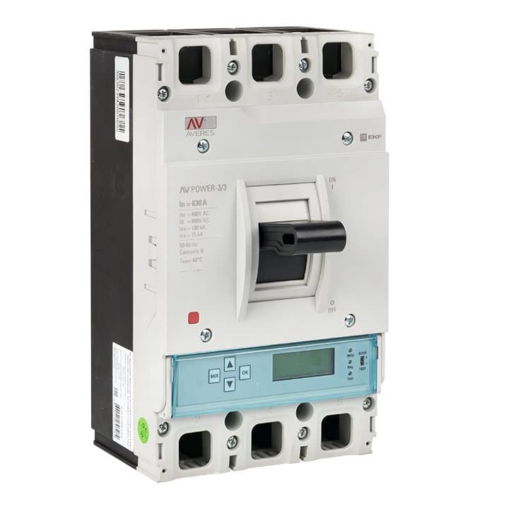 EKF Averes Автоматический выключатель AV POWER-3/3 630А 100kA ETU6.0 — миниатюра 1