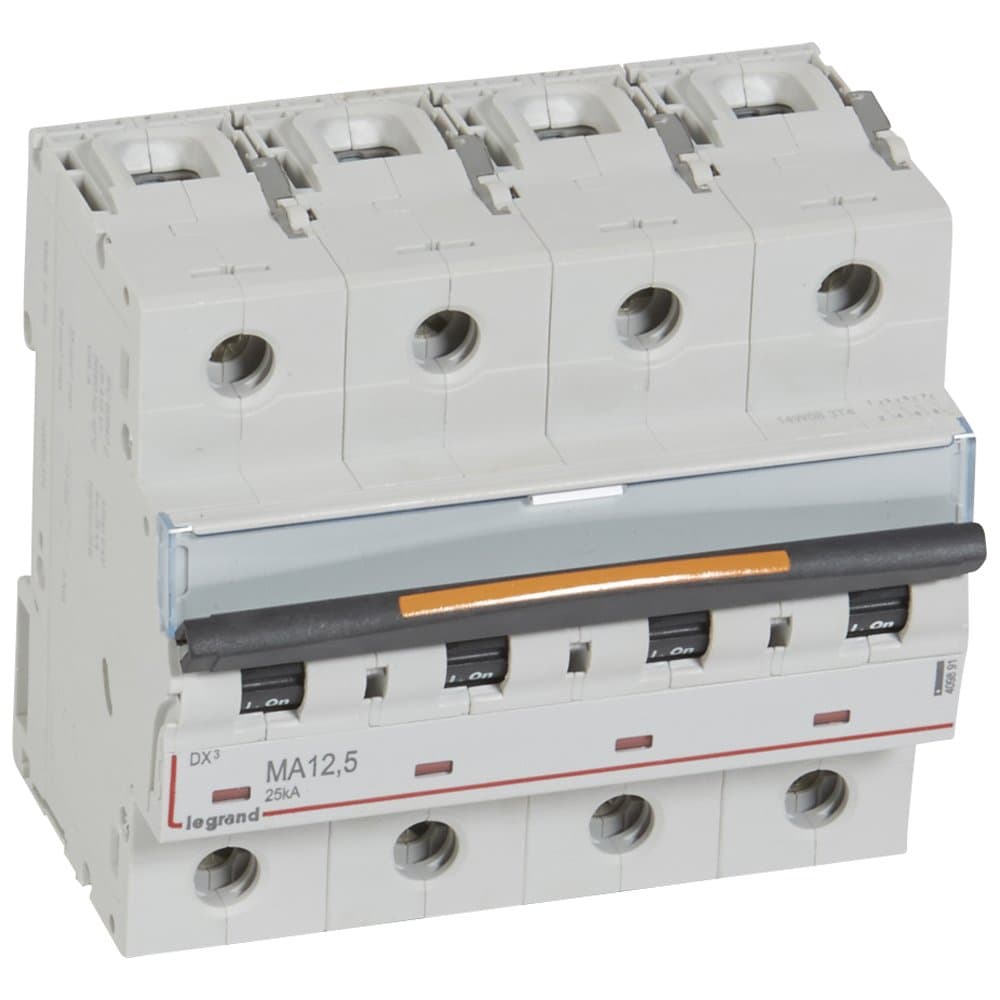 Legrand Автоматический выключатель DX3 4П MA12,5A 25кА 409891