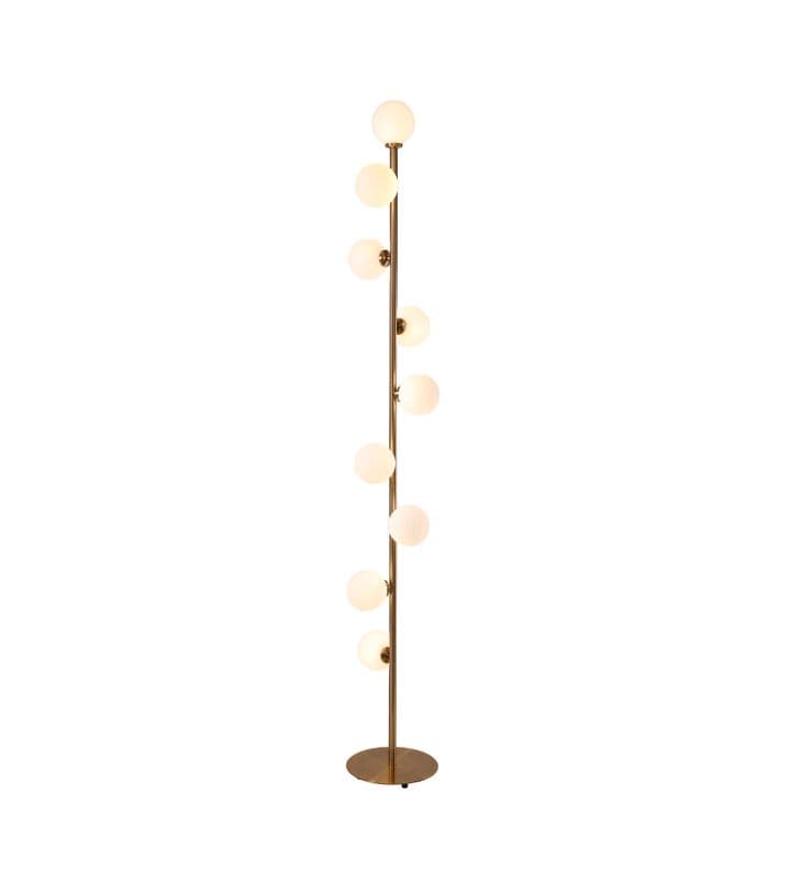 Kink Light 07504-9,20 Торшер Сида античная бронза d25 h162 G4 9*5W (Led)