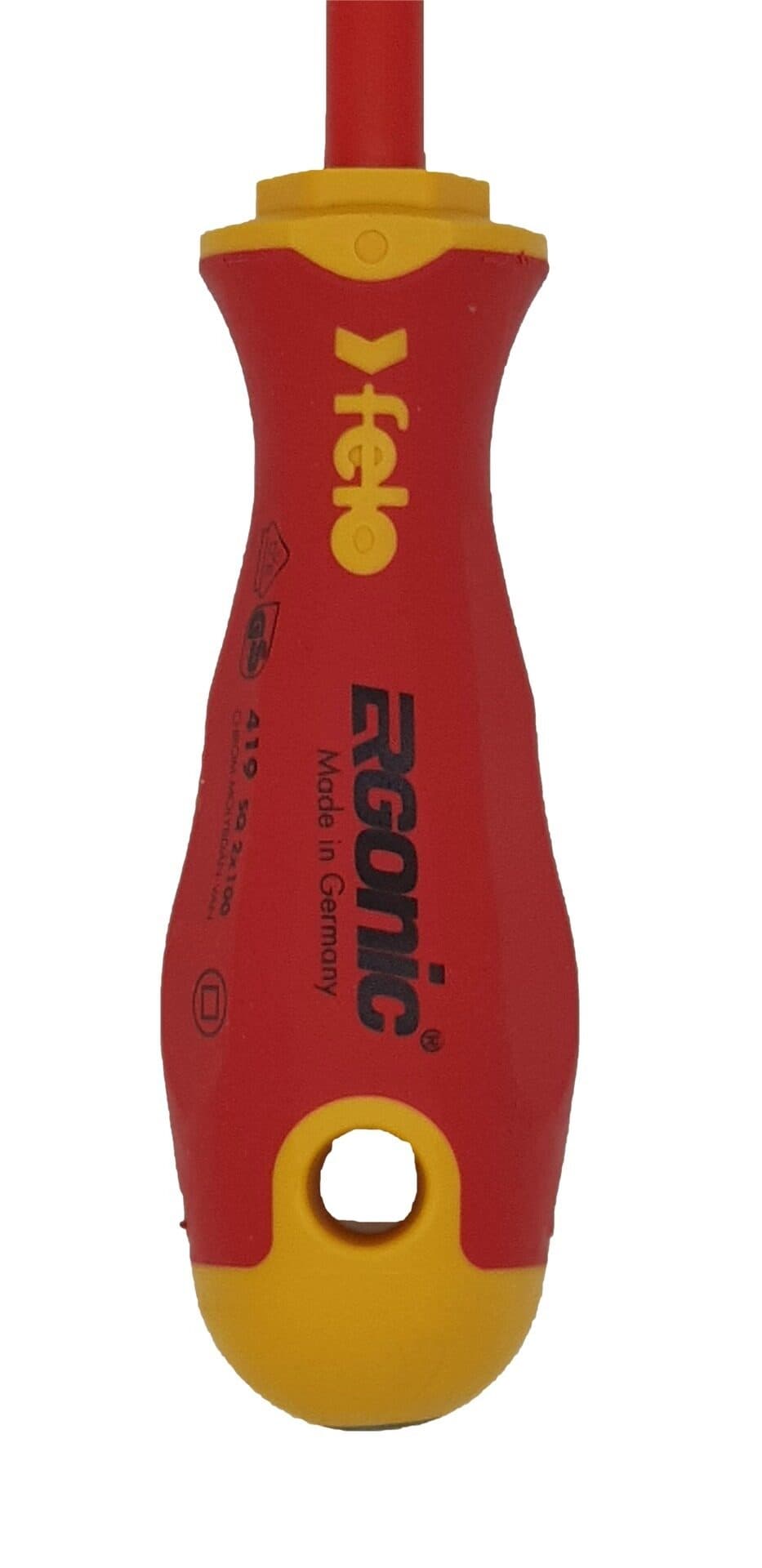 Felo Диэлектрическиая отвертка Ergonic квадрат SQ 2X100 41920090 — миниатюра 2