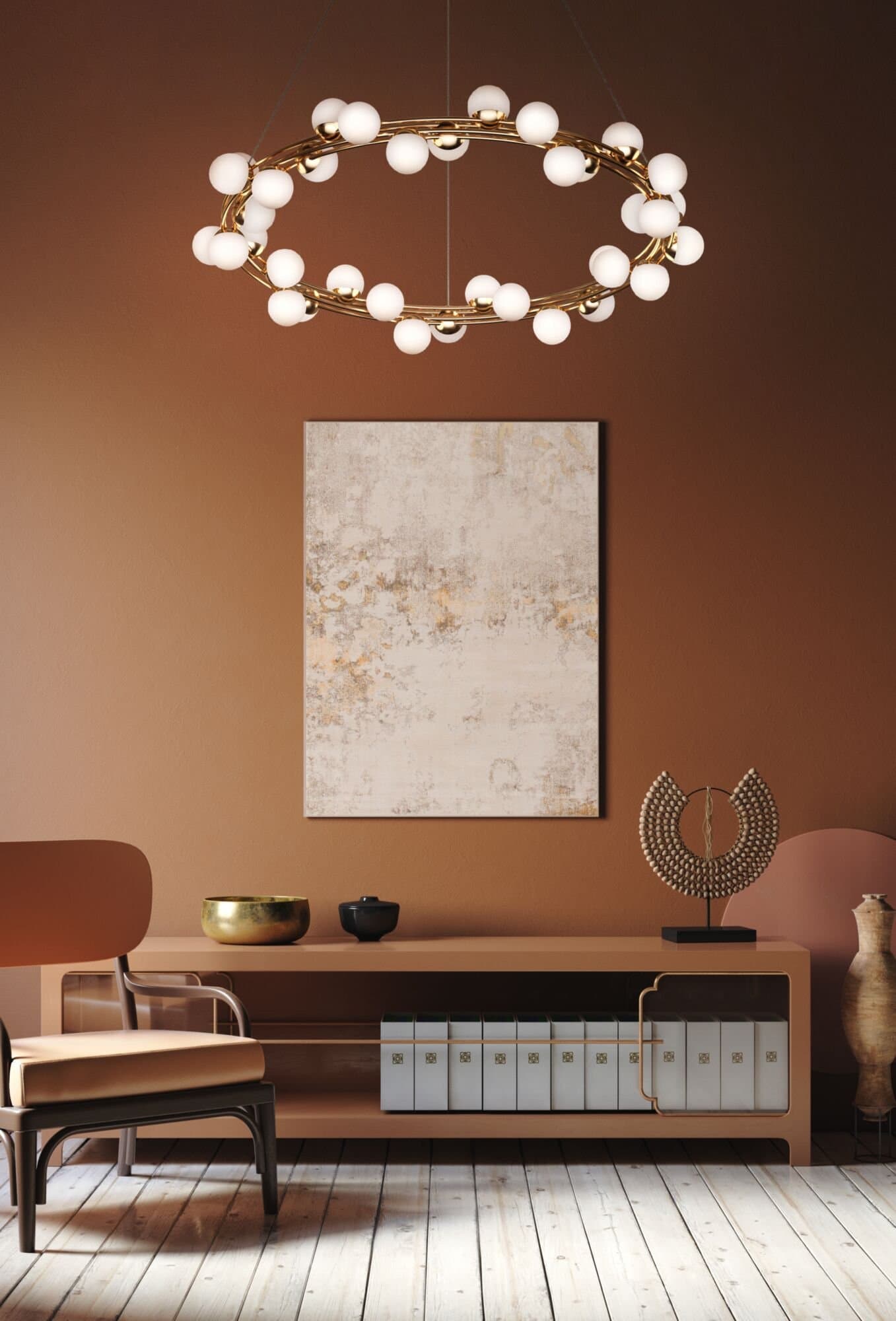 Maytoni Modern Tessara Светильник подвесной MOD081PL-L50G3K — миниатюра 3